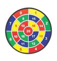 SAC 3 CIBLES 45CM + 9 BALLES 2