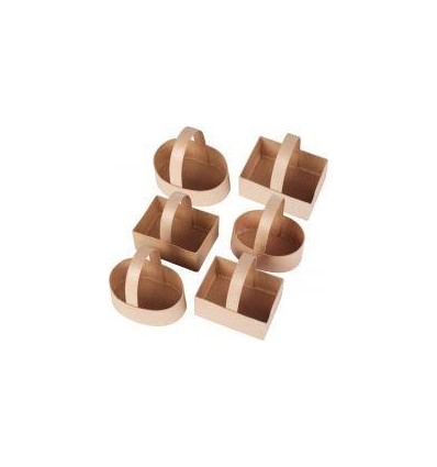 LOT 10 PANIERS EN CARTON ASS