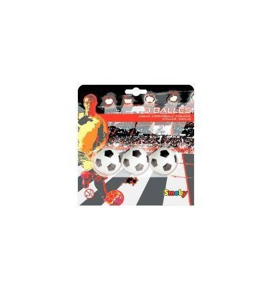 LOT 3 BALLES PLASTIQ BABY-FOOT