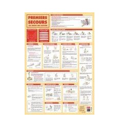 POSTER PVC 76X52 1ER SECOURS 2