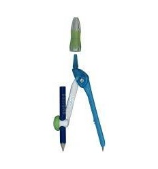 COMPAS METAL TWIST'N SAFE BLEU