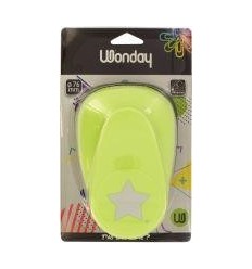 PERFO GEANT VERT 76MM ETOILE