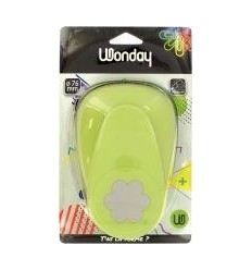 PERFO GEANT VERT 76MM FLEUR