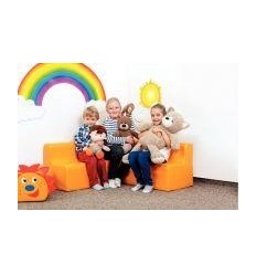 CANAPE 5/6 PLACES ORANGE 2