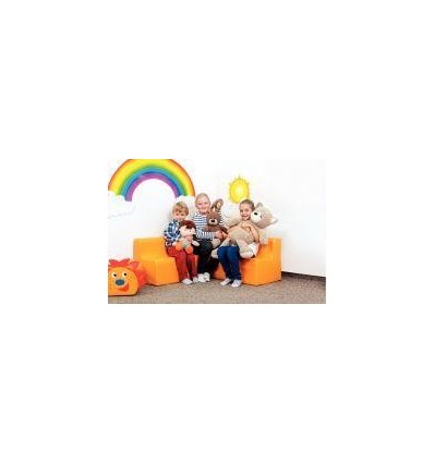 CANAPE 5/6 PLACES ORANGE