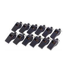 BTE 12 SIFFLETS PLASTIQUE NOIR 2