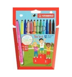 LOT12POCH FEUTRE TRIO AZ DT3GR