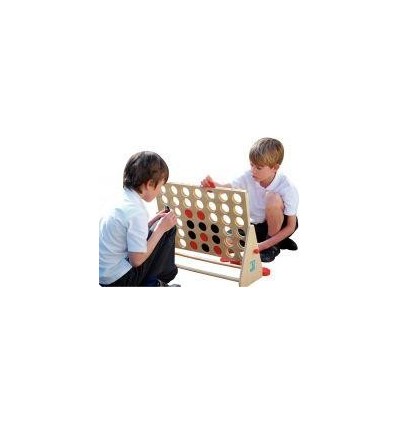 4 EN LIGNE GEANT EN BOIS