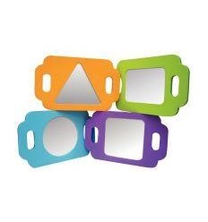 LOT 4 MIROIRS GEOMETRIQUES 2