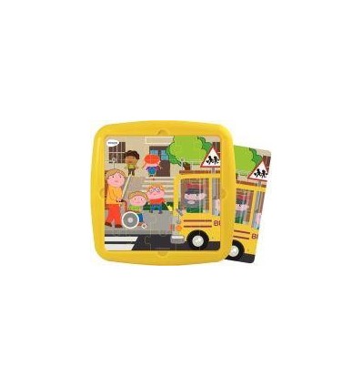 LOT 4PUZZ CADR 25P UNE JOURNEE