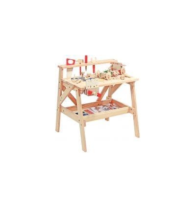 ETABLI BOIS + 61 ACCESSOIRES