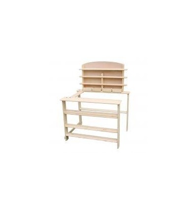EPICERIE EN BOIS 78x60x104CM