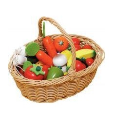 PANIER 24 FRUIT+LEGUME BOIS