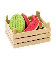 CAGETTE 3 PASTEQUES EN BOIS