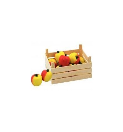 CAGETTE 10 POMMES EN BOIS