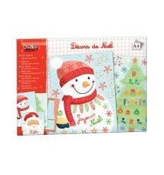 SET 20FEUILLES SUPPORT NOEL