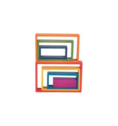 BTE 7 RECTANGLES ARC-EN-CIEL