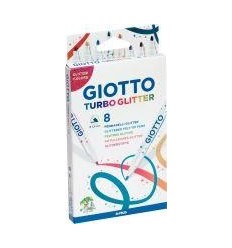 BTE 8 FEUTRES TURBO GLITTER 2