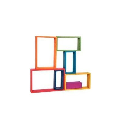 BTE 7 RECTANGLES ARC-EN-CIEL