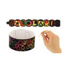 LOT 12 BRACELETS A GRATTER