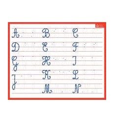 ARDOISE EFF SEC MAJ/CURSIVE 2