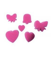 LOT 6 EPONGES COEUR+PAPILLON 2