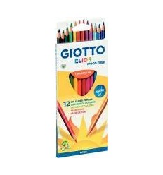 ETUI 12CRAYONS ELIOS WOOD FREE