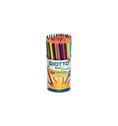 POT 84CRAYONS ELIOS WOOD FREE