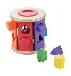 TRIEUR DE FORMES BOIS A ROULER