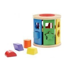 TRIEUR DE FORMES BOIS A ROULER 2