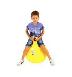 BALLON SAUTEUR 50CM      JAUNE