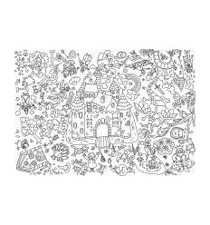 LOT 5 COLORIAGE GEANT CHATEAUX