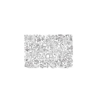 LOT 5 COLORIAGE GEANT CHATEAUX