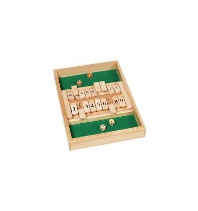 DOUBLE JEU SHUT THE BOX BOIS
