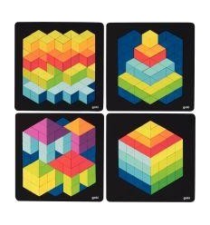 LOT 4 PUZZLE GEOMETRIQUE 3D 2