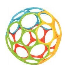 BALLE SOUPLE A TROUS D.11.5CM