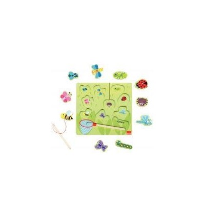 ENCAST BOIS 10P INSECTE MAGNET