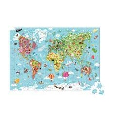 PUZZ GEANT 300P CARTE DU MONDE