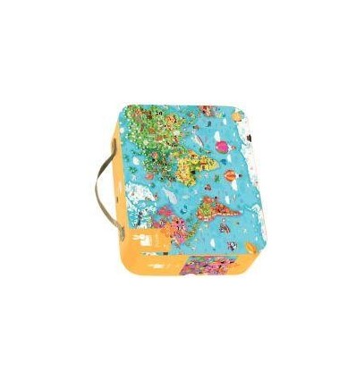 PUZZ GEANT 300P CARTE DU MONDE