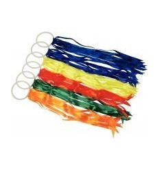 SET 6 ANNEAUX A RUBAN L. 60CM