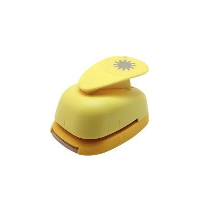 PERFO DECO JAUNE 38MM SOLEIL