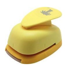 PERFO DECO JAUNE 38MM PALMIER 2