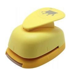 PERFO DECO JAUNE 38MM COURONNE 2