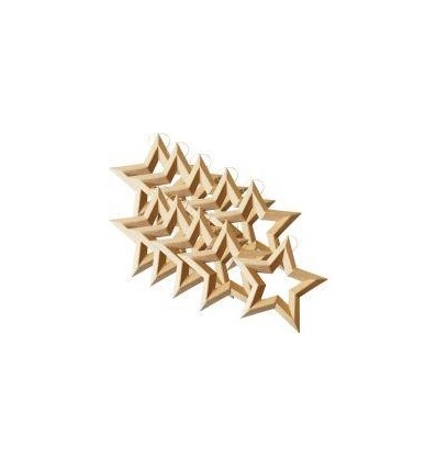 LOT10 ETOILE TROU A SUSP D18CM