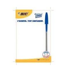 BIC CRISTAL PM BLEU 2