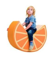 POUF ORANGE A BASCULE H.52