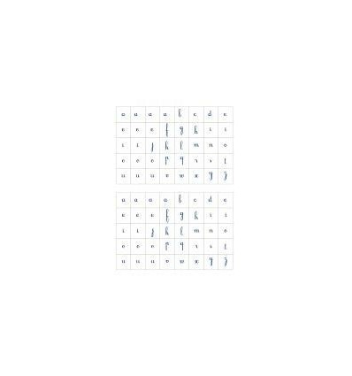 POCH 1600 GOMMETTES LETTRES