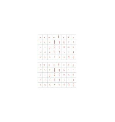 POCH 1600 GOMMETTES LETTRES