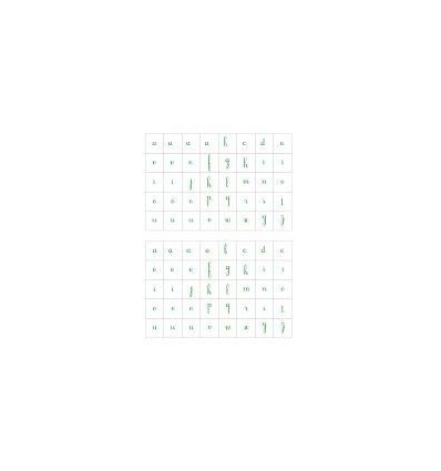 POCH 1600 GOMMETTES LETTRES