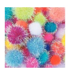 SAC 200 POMPONS IRISES ASS 2